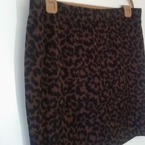 Nicole MillerLeopard Pencil Skirt Sz: XXL